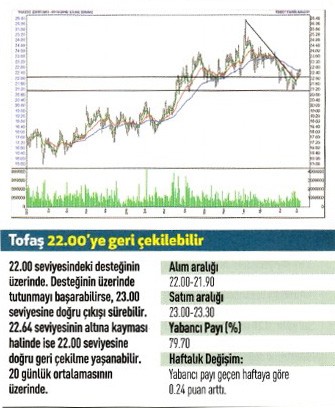 17 hisse için teknik analiz