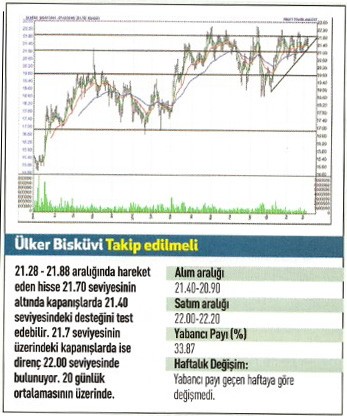 17 hisse için teknik analiz