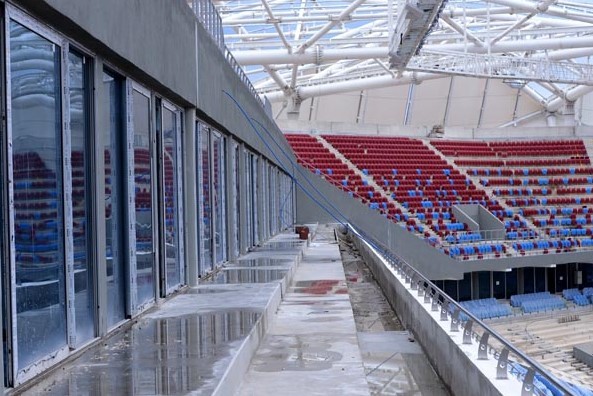 Trabzon Akyazı Stadı'ndan son görüntüler