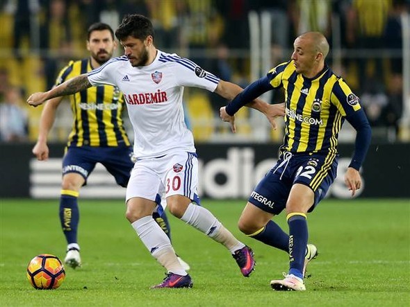 Fenerbahçe-Karabükspor maçından süper kareler