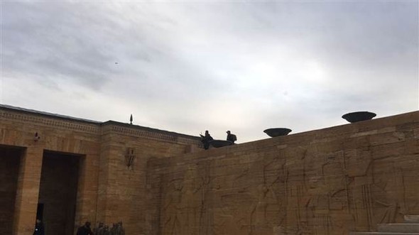 Anıtkabir'deki törenden görüntüler