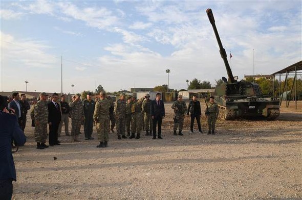 Komutanlar böyle karşılandı