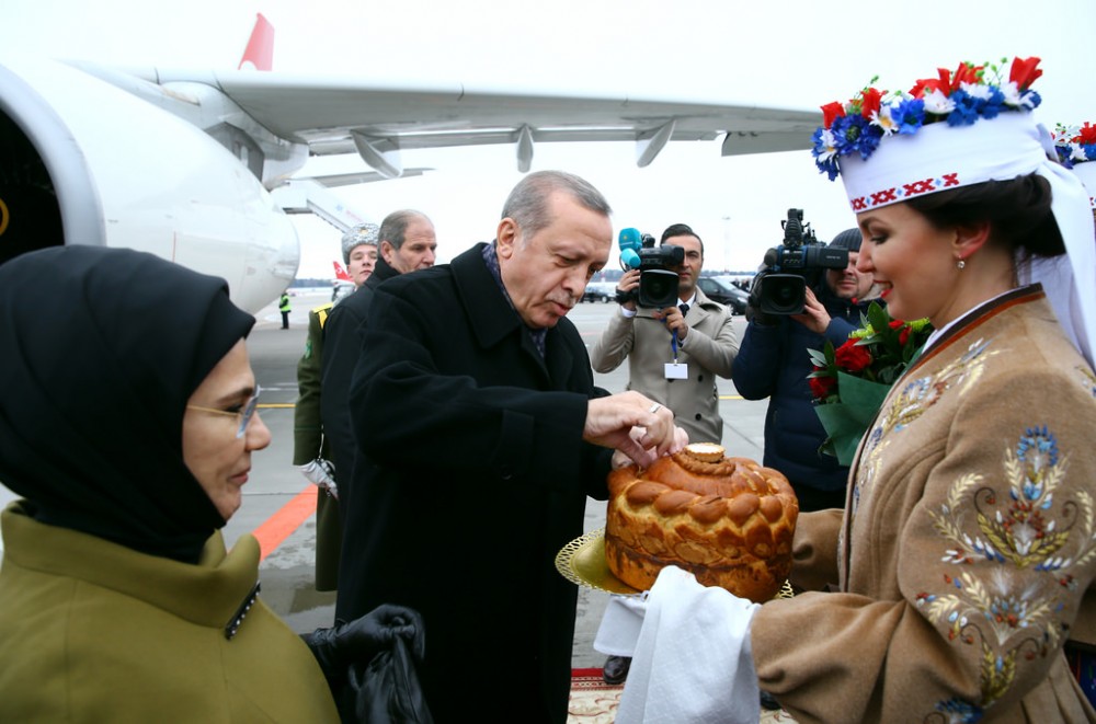 Cumhurbaşkanı Erdoğan Belarus’ta