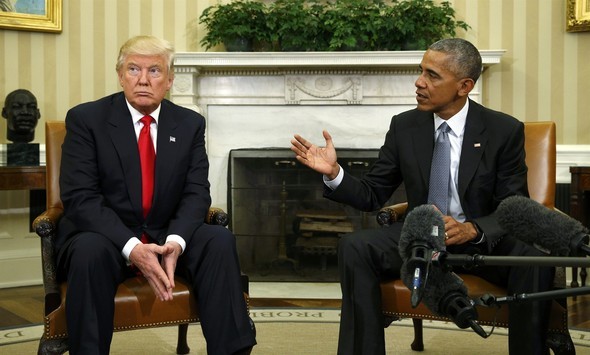 Trump- Obama görüşmesinden çarpıcı fotoğraflar!