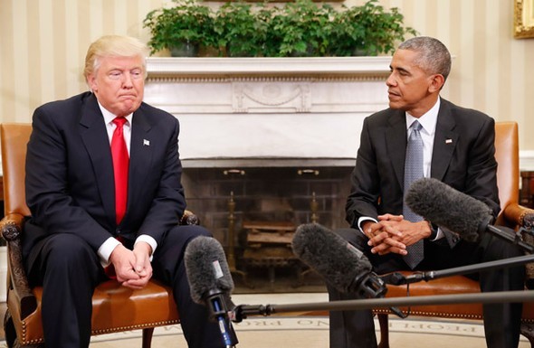 Trump- Obama görüşmesinden çarpıcı fotoğraflar!