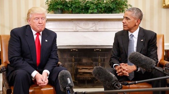 Trump- Obama görüşmesinden çarpıcı fotoğraflar!
