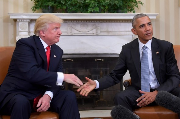 Trump- Obama görüşmesinden çarpıcı fotoğraflar!