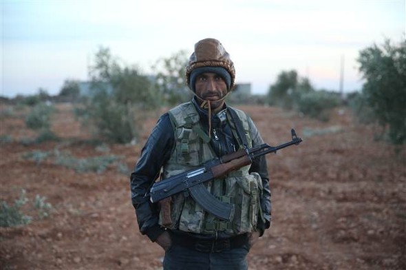 El Bab'ı kuşatan ÖSO böyle görüntülendi