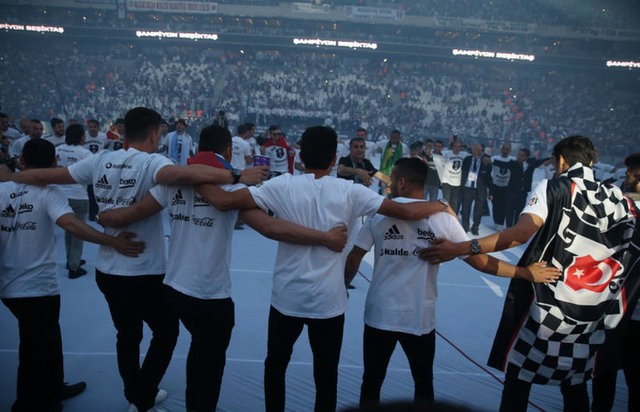 Beşiktaş kupasına kavuştu
