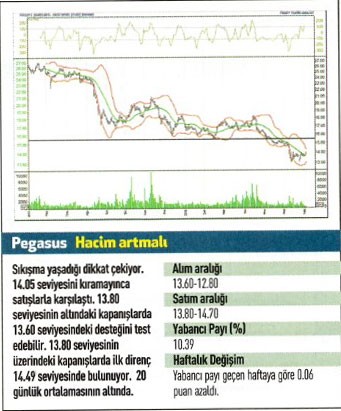 17 hisse için teknik analiz