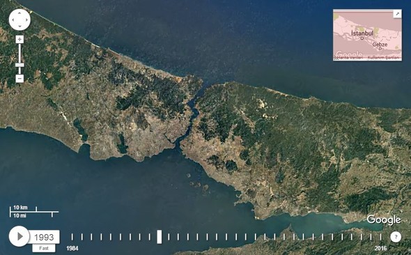 Dubai ve İstanbul'un 32 yıllık değişimi