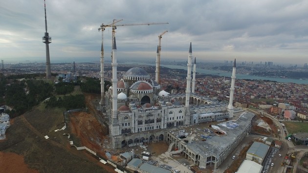 Çamlıca Camisi'nde son durum