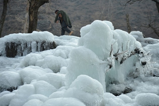 Almanya'da hava sıcaklığı -26 derece