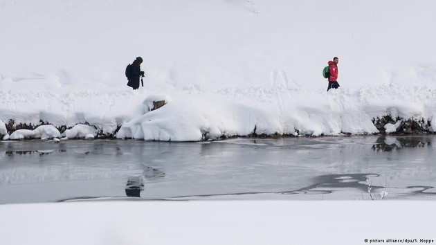 Almanya'da hava sıcaklığı -26 derece