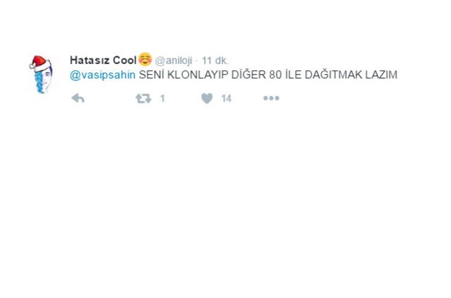 Vasip Şahin tatili açıkladı caps'ler patladı