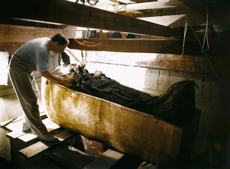İşte Tutankamon'un mezar odası