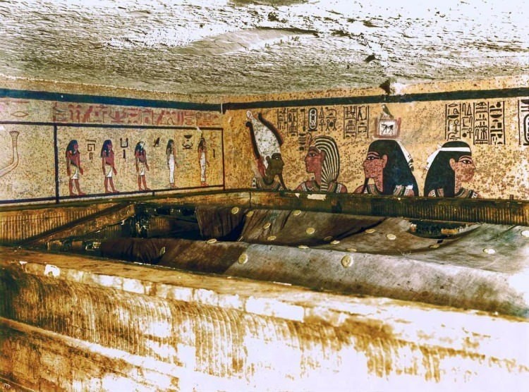 İşte Tutankamon'un mezar odası