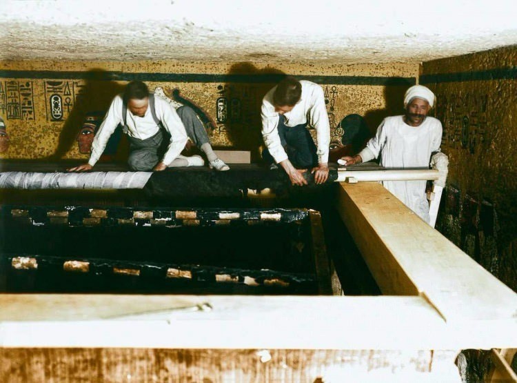 İşte Tutankamon'un mezar odası