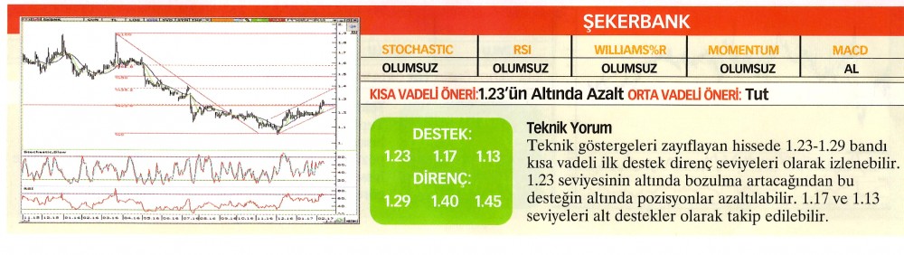 22 hisselik teknik analiz