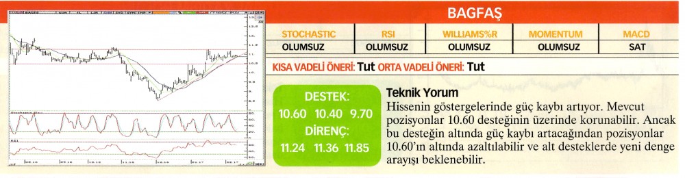 22 hisselik teknik analiz