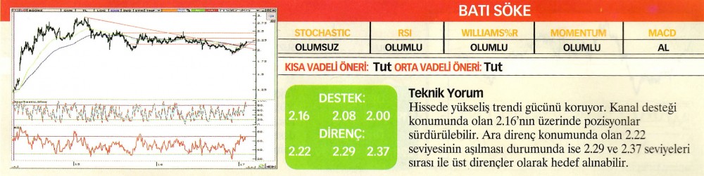 22 hisselik teknik analiz