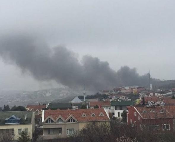 İstanbul'daki helikopter kazasından ilk görüntüler