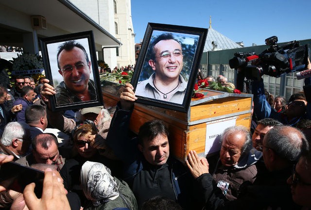 Tayfun Talipoğlu'nun cenaze töreninden kareler