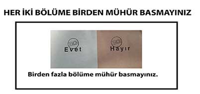 Bunu yapanın oyu geçersiz sayılacak!