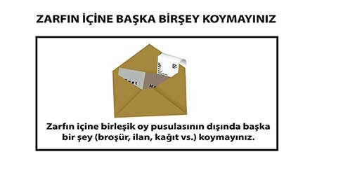 Bunu yapanın oyu geçersiz sayılacak!