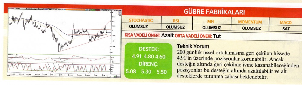 17 hisselik teknik analiz