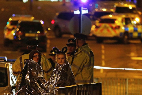 Manchester'deki patlamadan ilk kareler