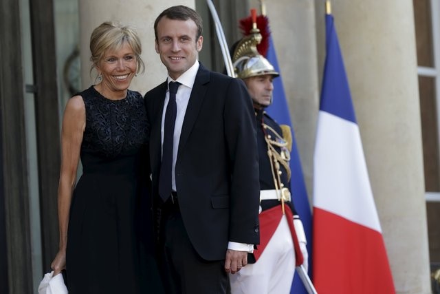 Fransa'nın yeni First Lady'si Brigitte Macron oldu