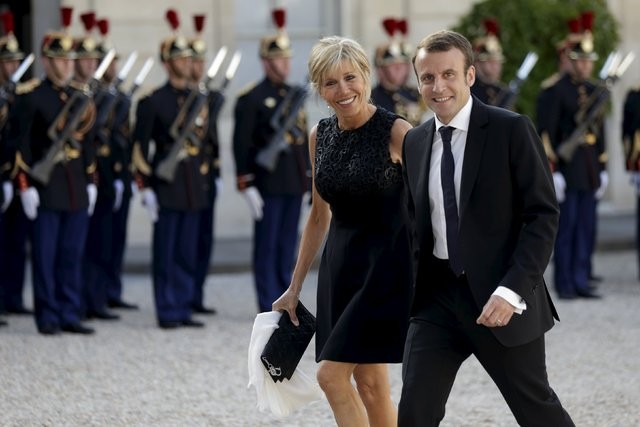 Fransa'nın yeni First Lady'si Brigitte Macron oldu