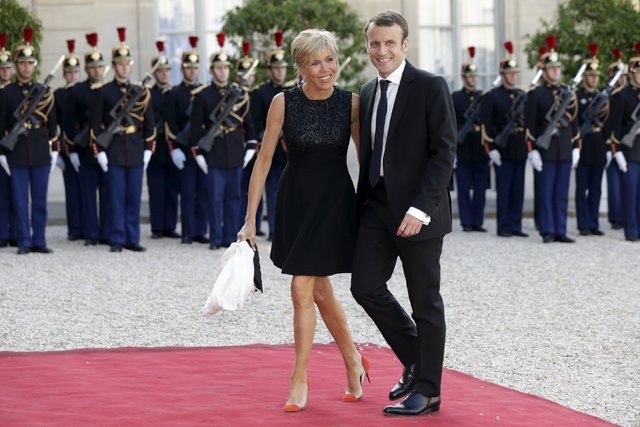 Fransa'nın yeni First Lady'si Brigitte Macron oldu
