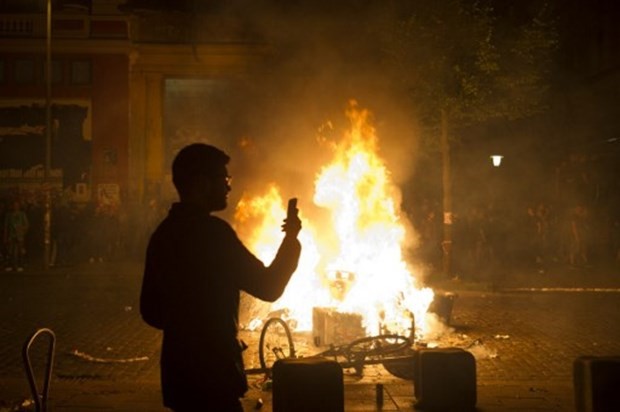 İşte fotoğraflarla Hamburg'daki G-20 protestoları