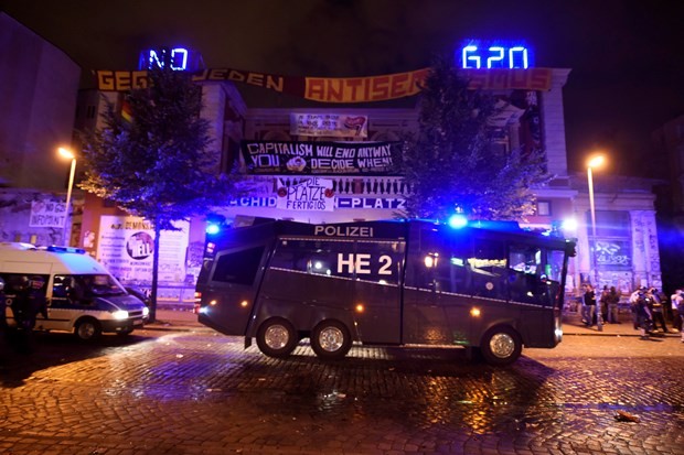 İşte fotoğraflarla Hamburg'daki G-20 protestoları