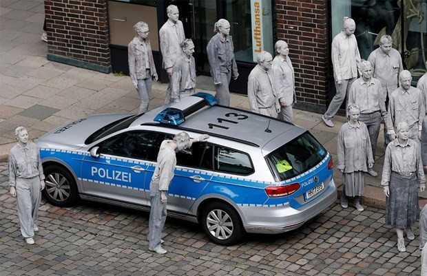 İşte fotoğraflarla Hamburg'daki G-20 protestoları