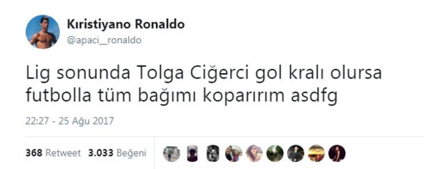 Tolga Ciğerci sosyal medyayı salladı