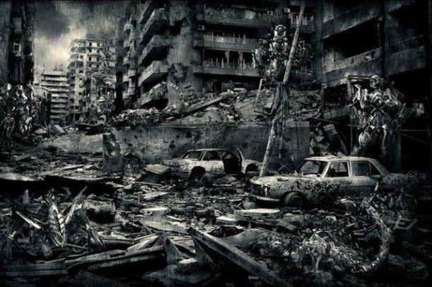 Kıyameti resmettiler! Dünya bir gün böyle olacak