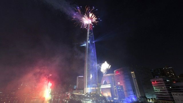 Dünya 2018'e böyle girdi