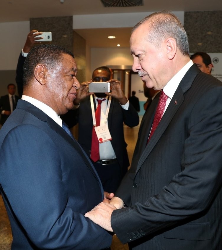 İşte Erdoğan ve Wirtu görüşmesinden kareler