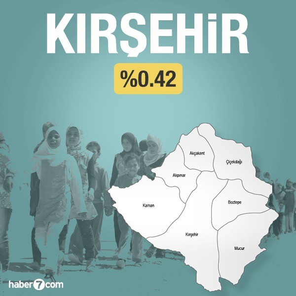 Suriyeliler hangi ilin yüzde kaçını oluşturuyor?