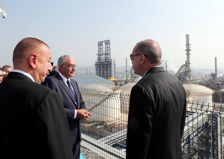 Erdoğan ile Aliyev Star Rafinerisi'ni inceledi!