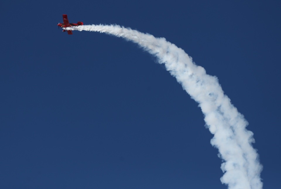 Kadın pilotdan Cumhuriyet Bayramı'na özel gösteri