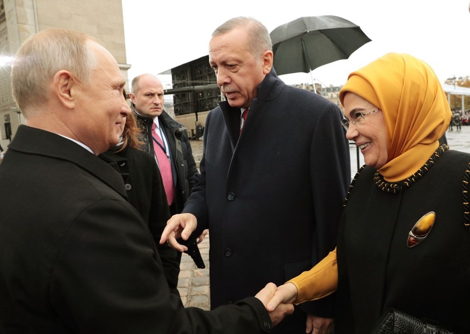 Cumhurbaşkanı Erdoğan ile Putin'den samimi sohbet