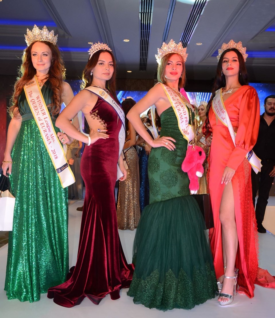 The Queen of Eurasia Güzellik Yarışması'nın birincisi belli oldu