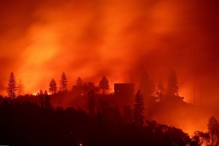 NASA ABD'deki yangınları uzaydan görüntüledi