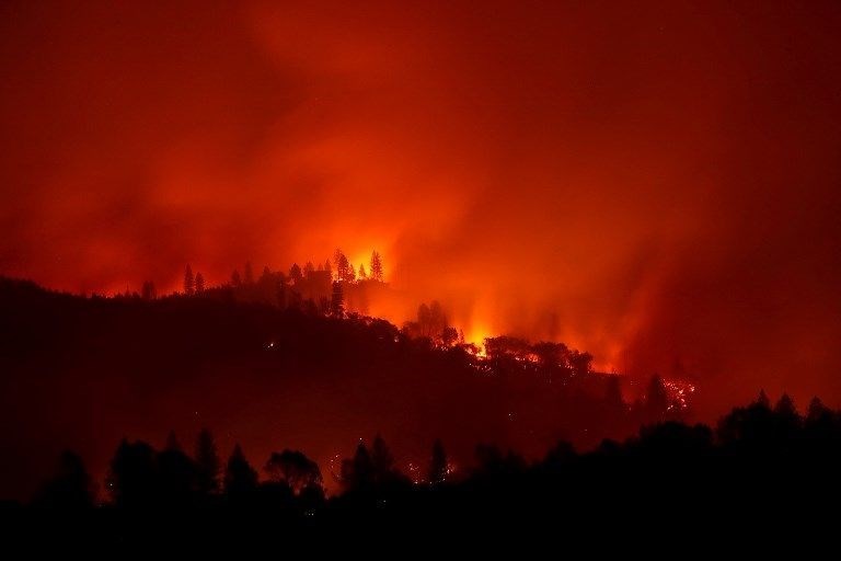 NASA ABD'deki yangınları uzaydan görüntüledi