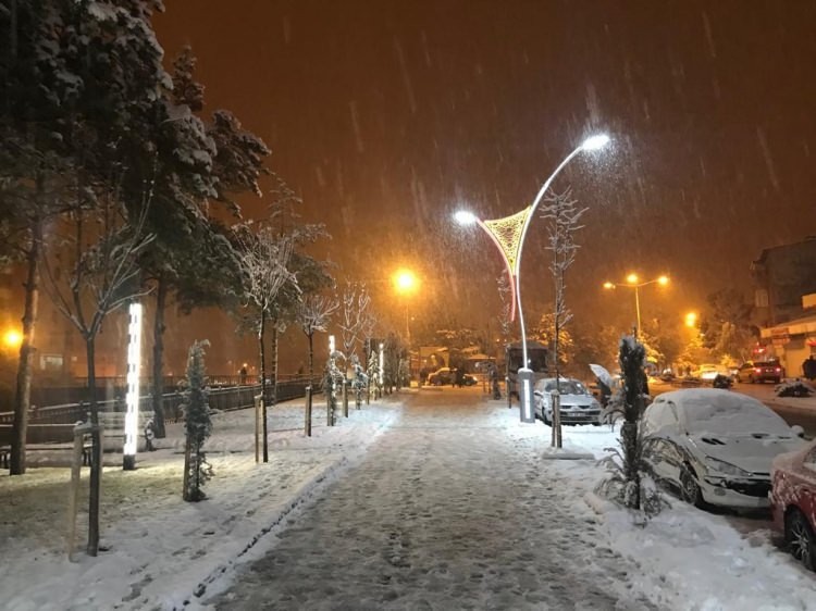 Yurttan kar manzaraları