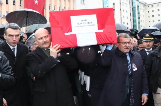 Şehit Emniyet Müdürü Altuğ Verdi'ye hüzünlü uğurlama